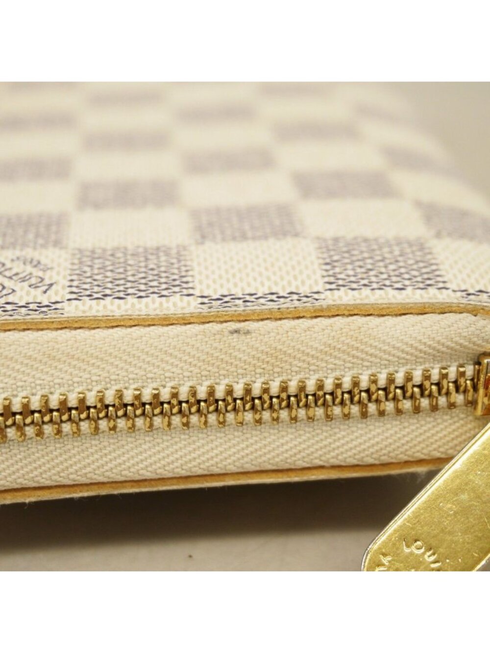 Louis Vuitton Wallet Damier Azur Zippy White - Picture 6 of 8